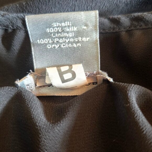 Black Silk ANN TAYLOR Camisole Tank sz 8 - Picture 4 of 8